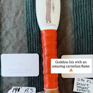 Isis Sword with Carnelian Flame 14" (FL3)